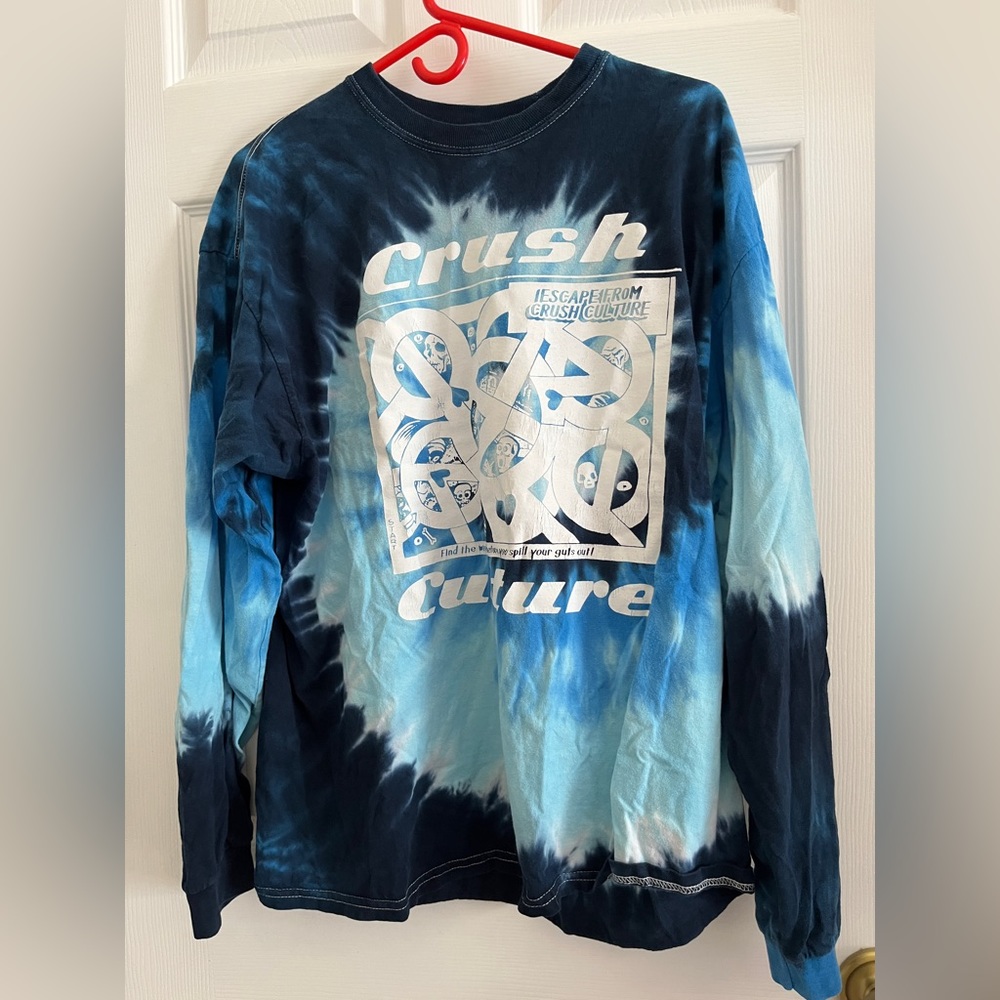 Conan Gray unisex XL crush culture tie dye concert merch.